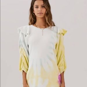 Something Navy Megan Sweatshirt Dress